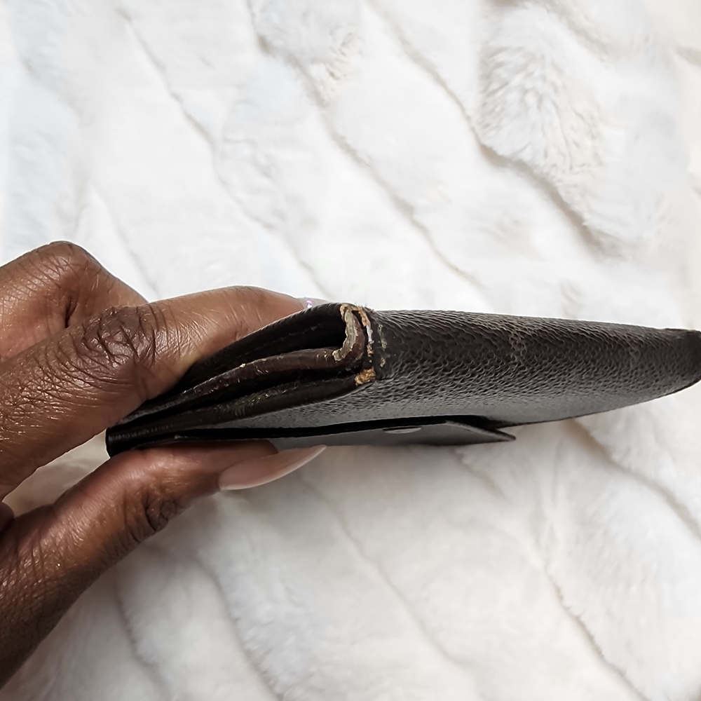 Louis Vuitton Dark Brown Monogram Wallet - Picture 4 of 10